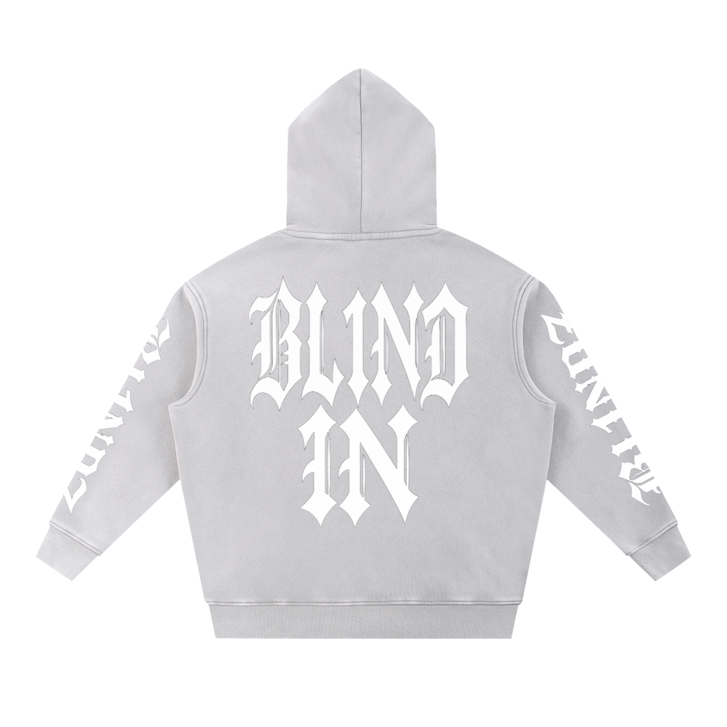 Snow Wash Fleece Oversize Hoodie