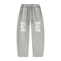 Unisex Vintage Wash Barrel Leg Fleece Sweatpants