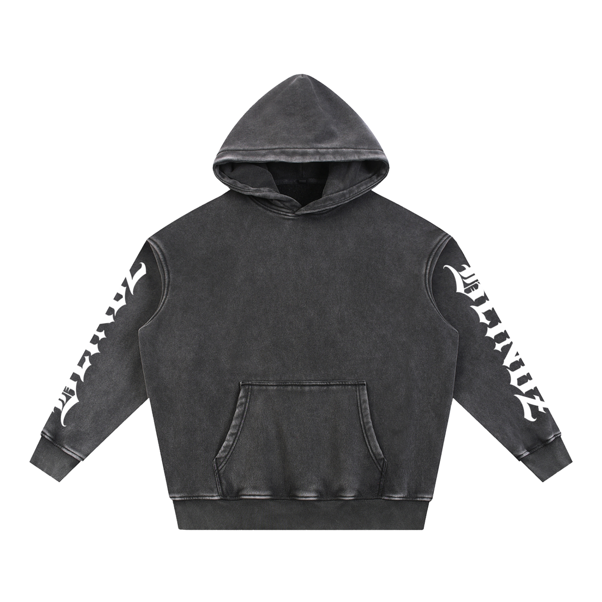 Snow Wash Fleece Oversize Hoodie