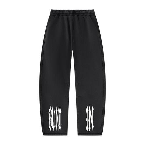 Unisex Vintage Wash Barrel Leg Fleece Sweatpants
